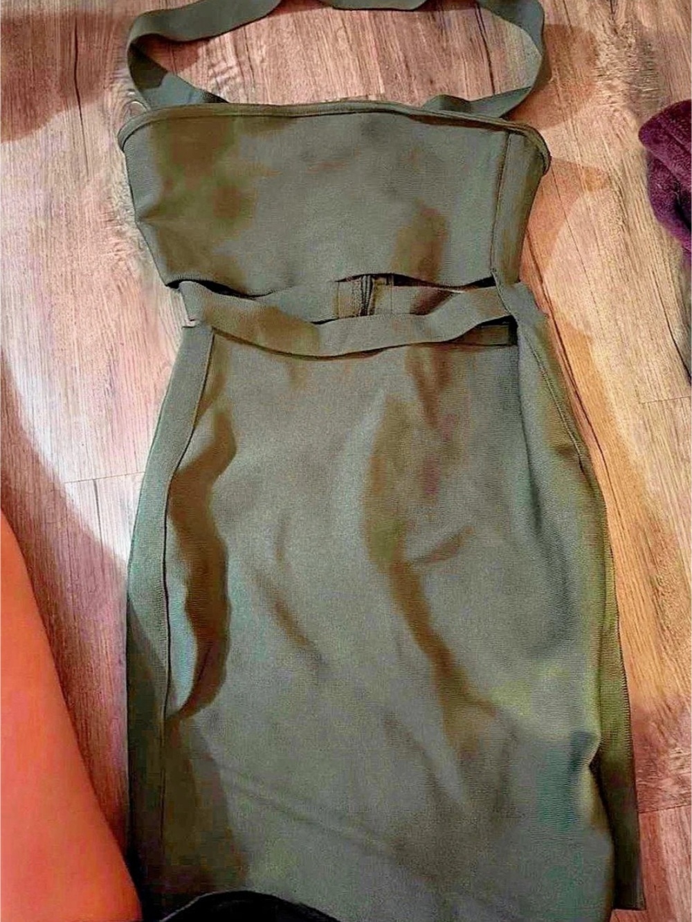Mini Dress in Green Like New